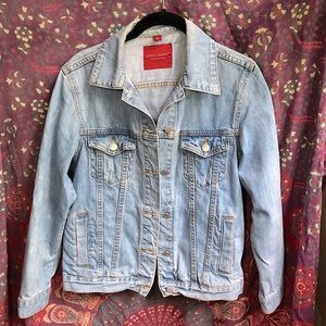 Light wash denim jacket